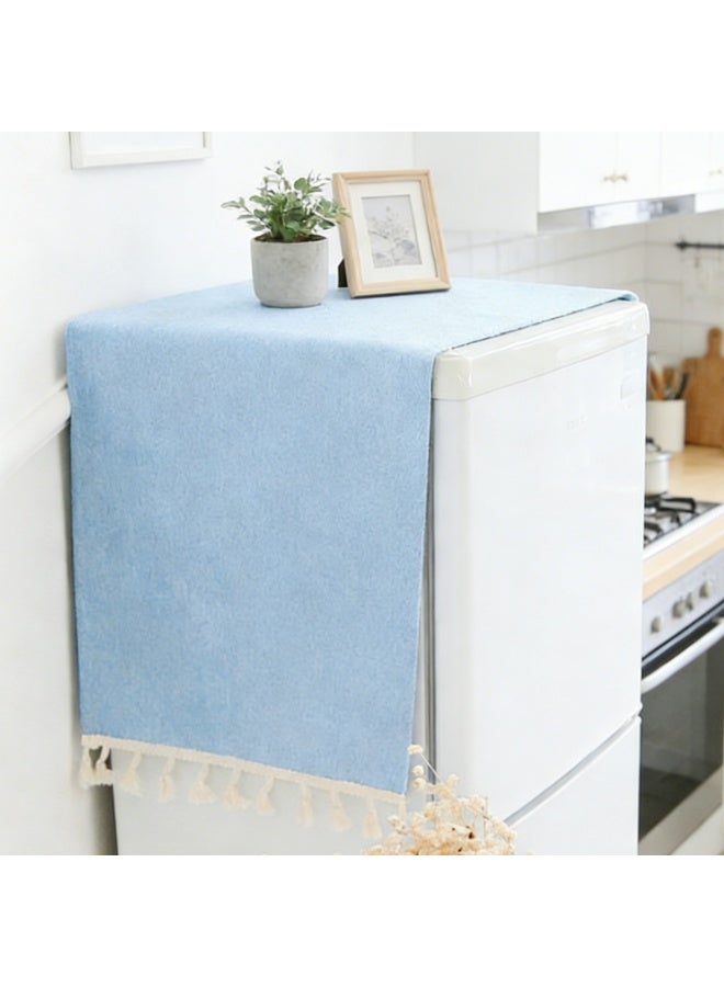 Fridge Dust Cover Washer And Dryer Top Refrigerator Dust Proof Cover Solid 150 CM x 60 CM (L x W) - Image 1