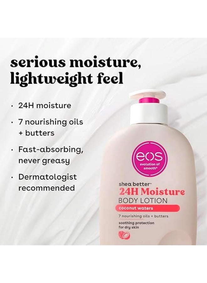 Eos Shea Better Body Lotion - Coconut Waters | 16 Oz | 1 Pack, Coconut Waters, 16 ounces - Image 1