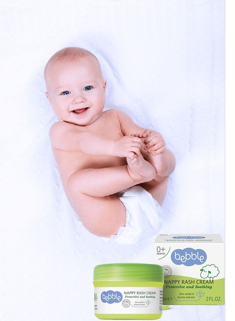 bebble Baby Nappy Daiper Rash Cream | Instant Relief| Inflammation Redness Healing Ointment | 60ml - Image 4