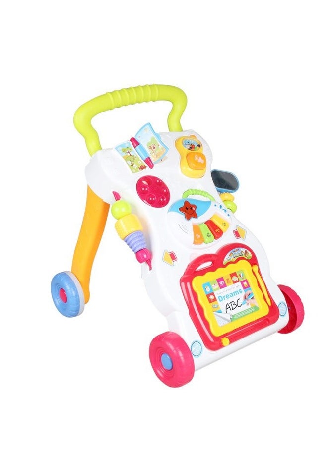 Goolsky 2 in 1 Sit to Stand Baby Walker with Music and Light, Push Toys for Toddlers 1-3 for Learning to Walk, Baby Walking Toys 6 to 12 Months for Infants Babies Toddlers Boys Girls  - Image 5