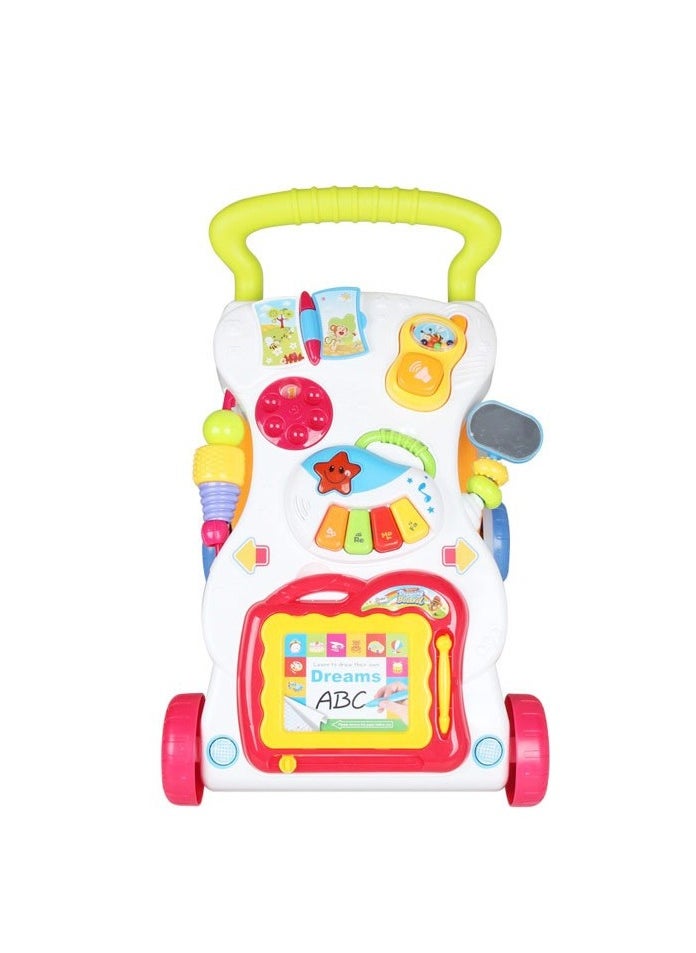 Goolsky 2 in 1 Sit to Stand Baby Walker with Music and Light, Push Toys for Toddlers 1-3 for Learning to Walk, Baby Walking Toys 6 to 12 Months for Infants Babies Toddlers Boys Girls  - Image 3