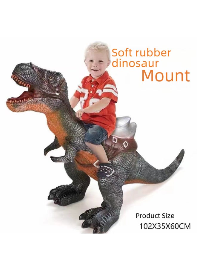 null - Toy Dinosaur Models Tyrannosaurus Rex Triceratops Pterosaur Pteranodon Allosaurus Stegosaurus Ankylosaurus Brachiosaurus-Color:(sits 30kg ) Retro Triceratops-Specifications:498 Story Edition - Image 1