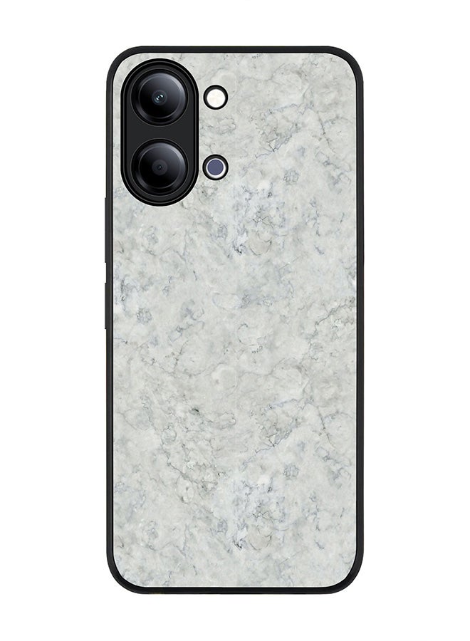 Stylizedd For vivo Y05 4G / Y6t 5G Case,Slim fit Camera Protection, Shockproof Thin Phone cover  - Marble Texture White - Image 1