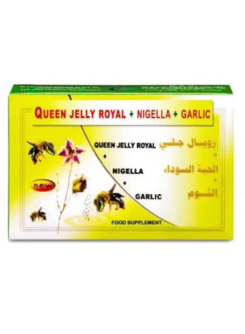 ECKHART Nigella Royal Jelly & Garlic 30 Capsules - Image 1
