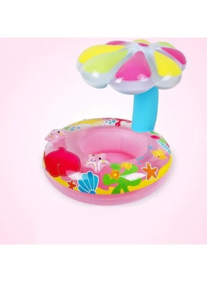 baby swimming float with sunshade
