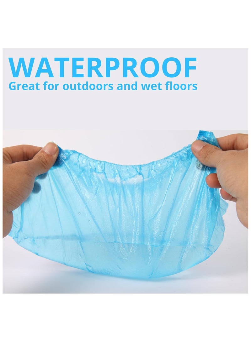 Shoe Covers Disposable Non Slip -100 Pack(50 pairs) 15.7'' Hygienic Waterproof Foot Booties Covers Recyclable Shoe Booties Covers for Indoors, Fits Up to US Men's 11 & US Women's 13 - Image 4