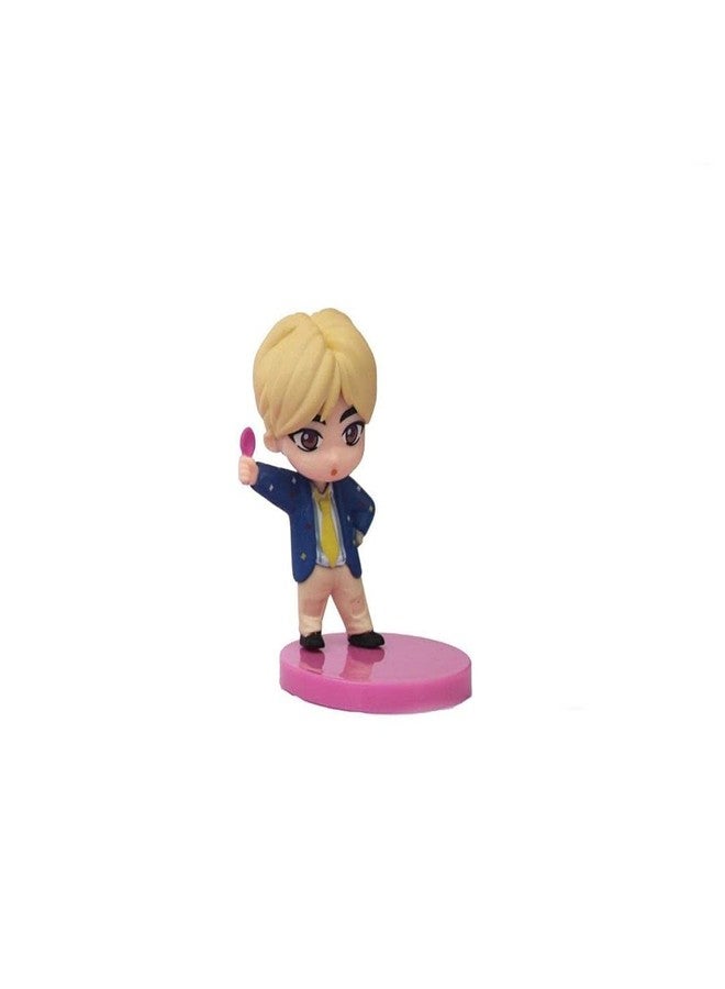 Offo BTS TinyTAN x Baskin Robbins Collectible Figures Set of 7 (7–8 cm) | Premium PVC Mini Figurines for Home & Office Décor, Desk & Study Table Showpiece - Image 2