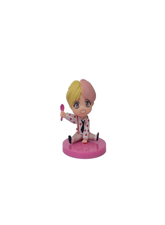 Offo BTS TinyTAN x Baskin Robbins Collectible Figures Set of 7 (7–8 cm) | Premium PVC Mini Figurines for Home & Office Décor, Desk & Study Table Showpiece - Image 5