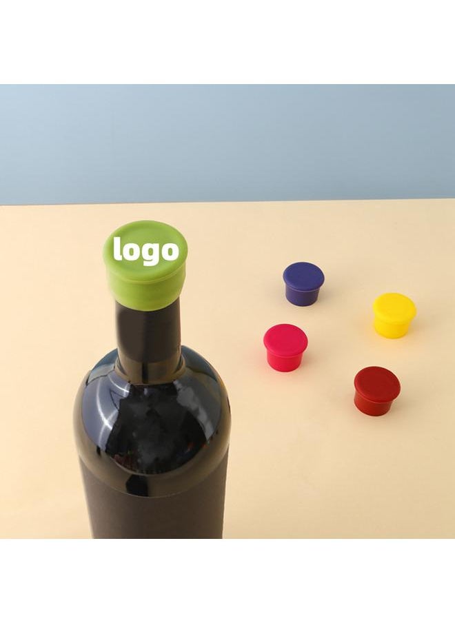 Thoraya - Silicone Wine Stopper Airtight Reusable Beer Bottle Cover Wine Bottle Stopper Wine Saver - Image 1