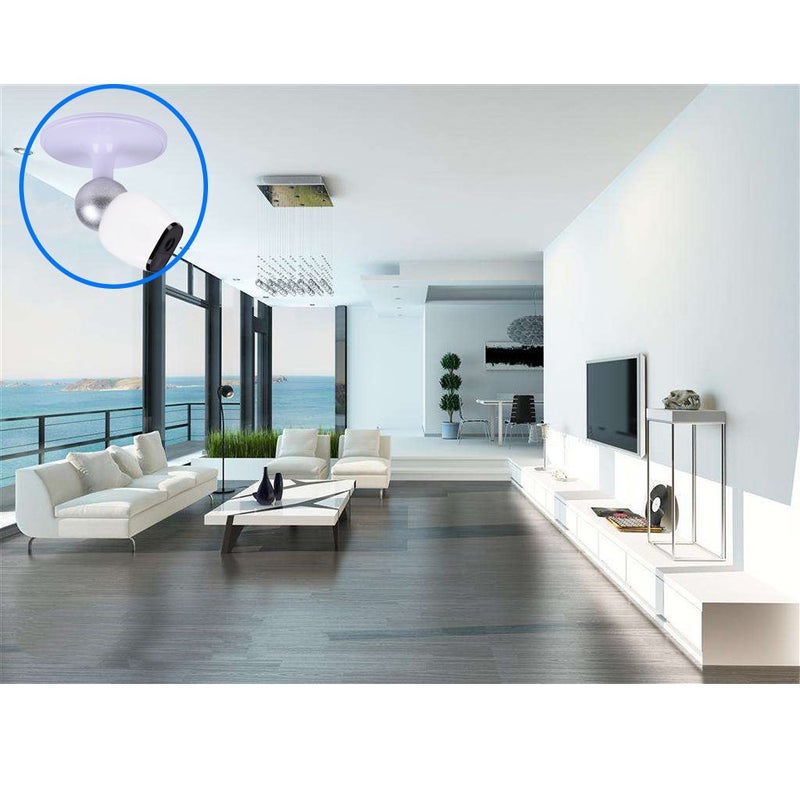 Haoyou Table Ceiling Mounts Compatible with Magnetic Arlo/Arlo Pro/Arlo Pro 2 Camera (2 Pack White) - Image 3