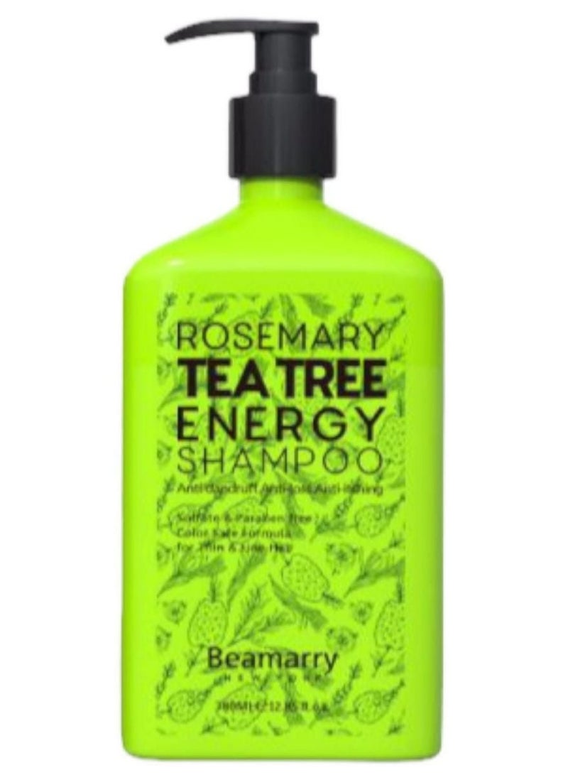 Beamarry Generic Beamarry Rosemary Tea Tree Energy Shampoo 380ml