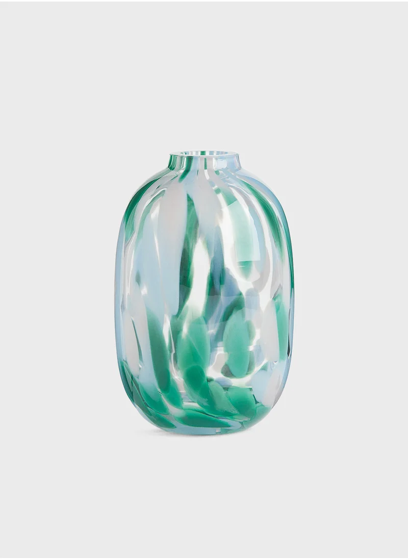 H&M Patterned Mini Vase