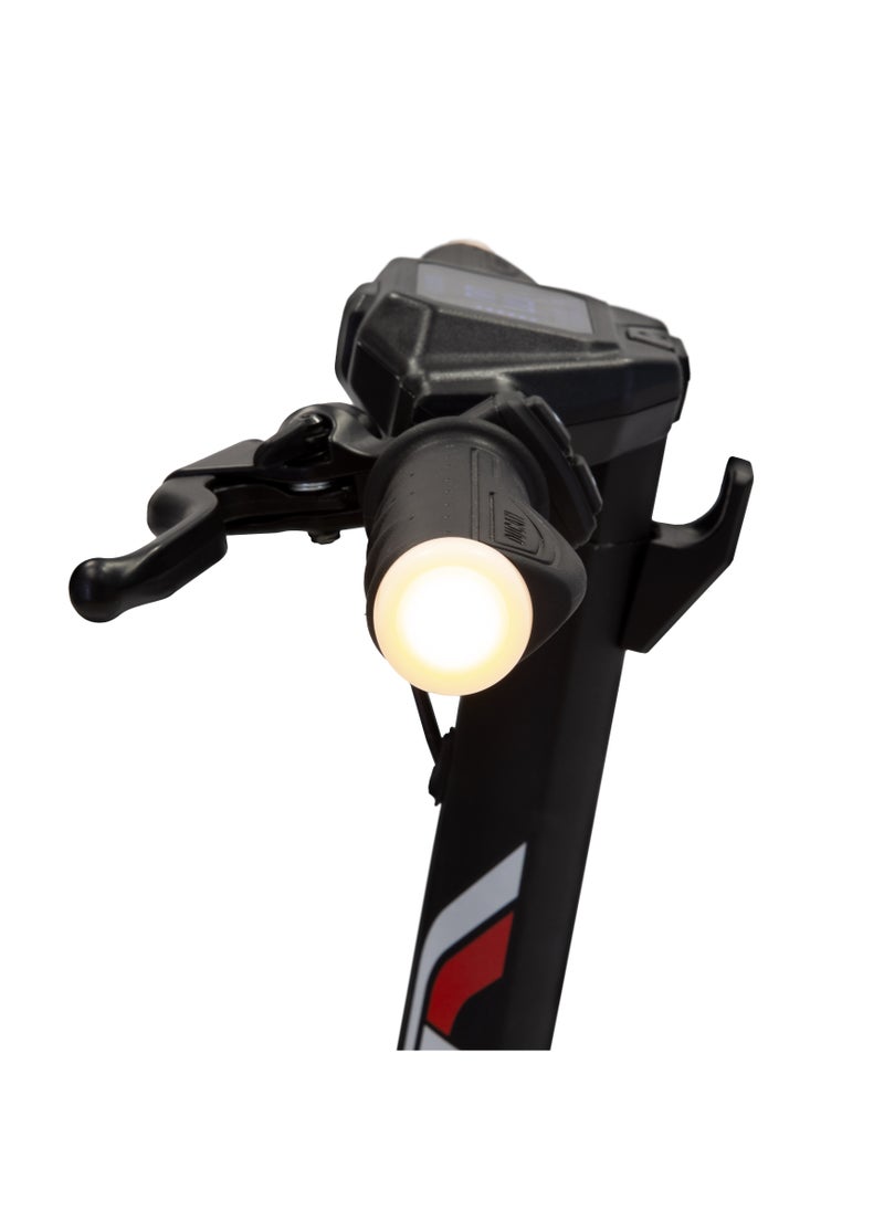 Ducati - Pro-Ii Plus E-Scooter With Turn Signals, Stylish Design With Powerful 350W Brushless Motor, Max Range 25Km, 10” Puncture-Proof Tubeless Tyres,3.5" Led Display, Max Load 100Kg-Black - Image 1