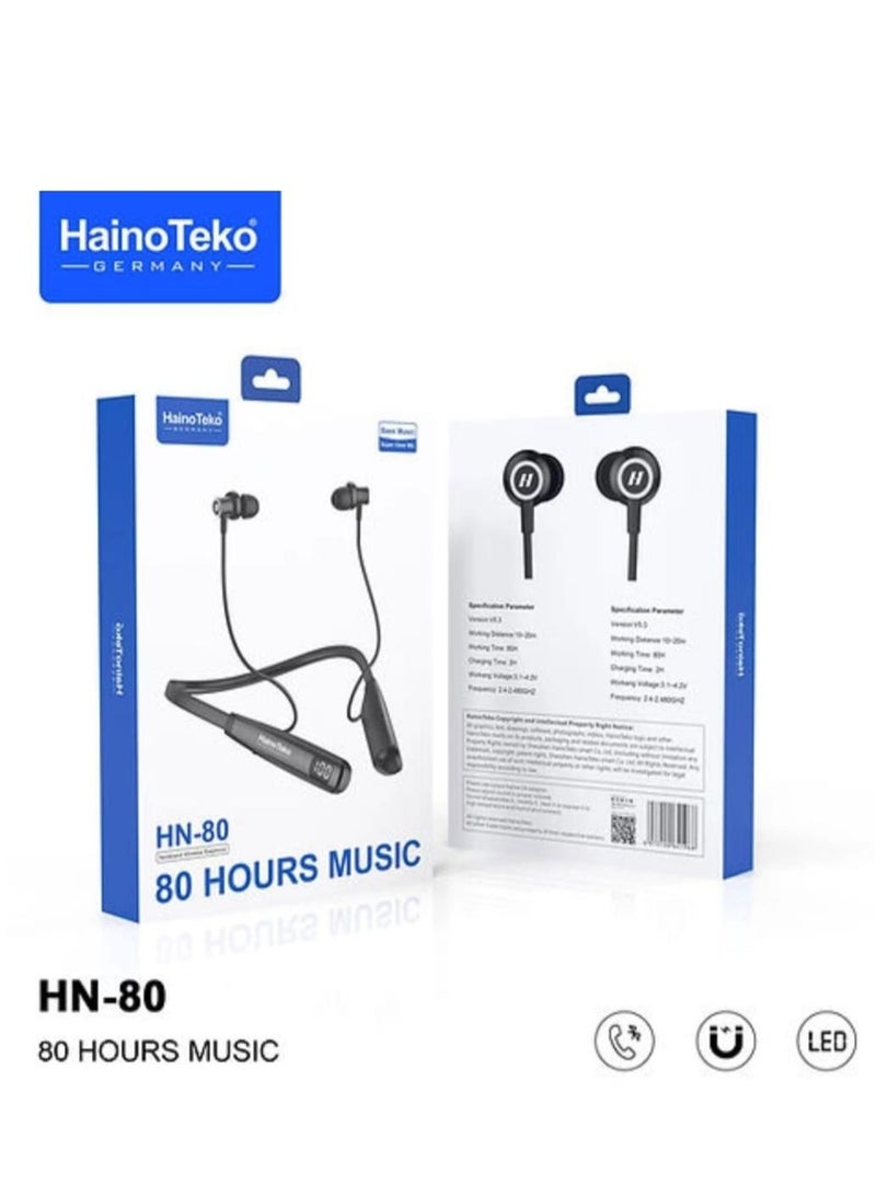 Haino Teko Haino Teko HN 80 Wireless Bluetooth Neckband Earphone - Image 2