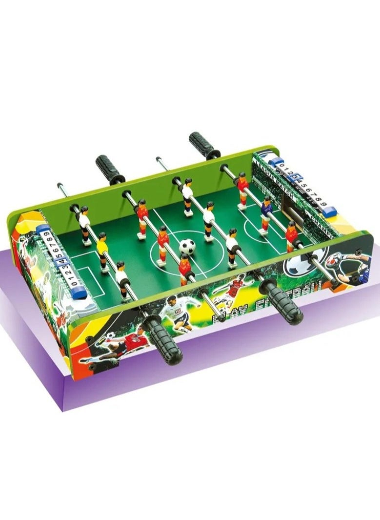 Toy Box - Foosball Table, Wooden Soccer Game Tabletop for Kids Educational Toy, Mini Indoor Table Soccer Set for Game Rooms, Parties, Family Night - Image 1