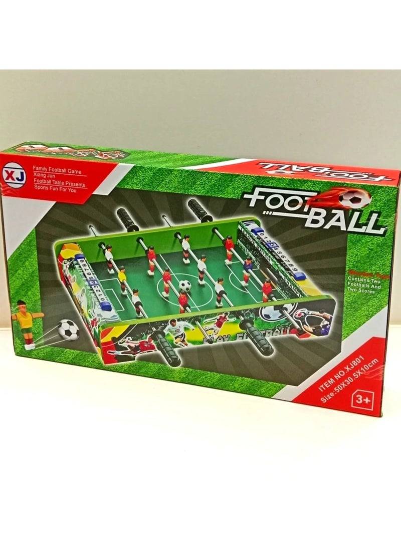 Toy Box - Foosball Table, Wooden Soccer Game Tabletop for Kids Educational Toy, Mini Indoor Table Soccer Set for Game Rooms, Parties, Family Night - Image 1
