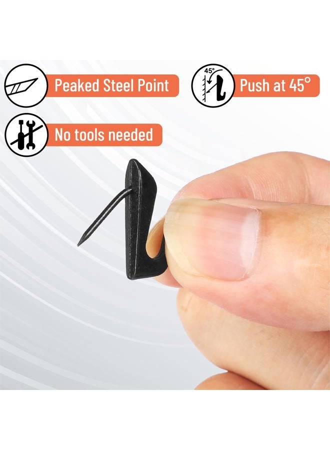 Mr. Pen Double Headed Picture Hanging Nails, 50 Pack, Black, Picture Nails, Tacks for Wall Hangings, Wall Pins for Hanging, 30 Pack Mixed Colors - Image 3