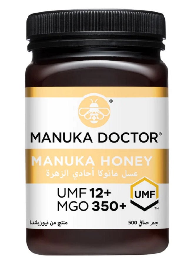 Manuka Doctor UMF 12+ Monofloral Manuka Honey 500g - Image 1
