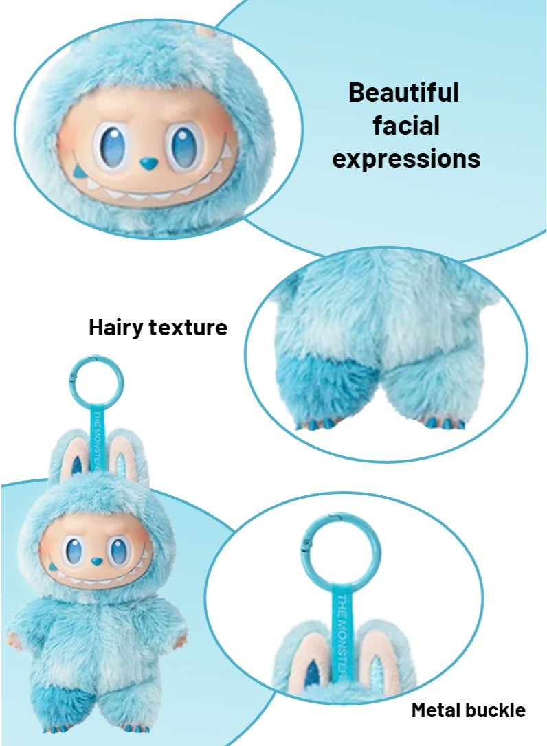 Labubu Monster الجيل الثالث – سلسلة الطاقة العالية دمية فينيل بلَش ميدالية | دمية قابلة للتحريك | اختيار التصميم، هدية لهواة الجمع ومحبي الأنمي - أمل - Image 4