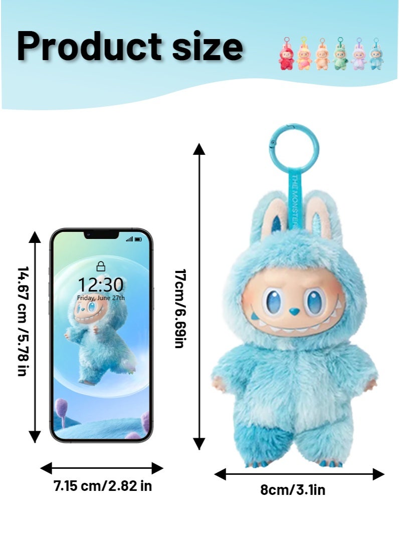 Labubu Monster الجيل الثالث – سلسلة الطاقة العالية دمية فينيل بلَش ميدالية | دمية قابلة للتحريك | اختيار التصميم، هدية لهواة الجمع ومحبي الأنمي - أمل - Image 3