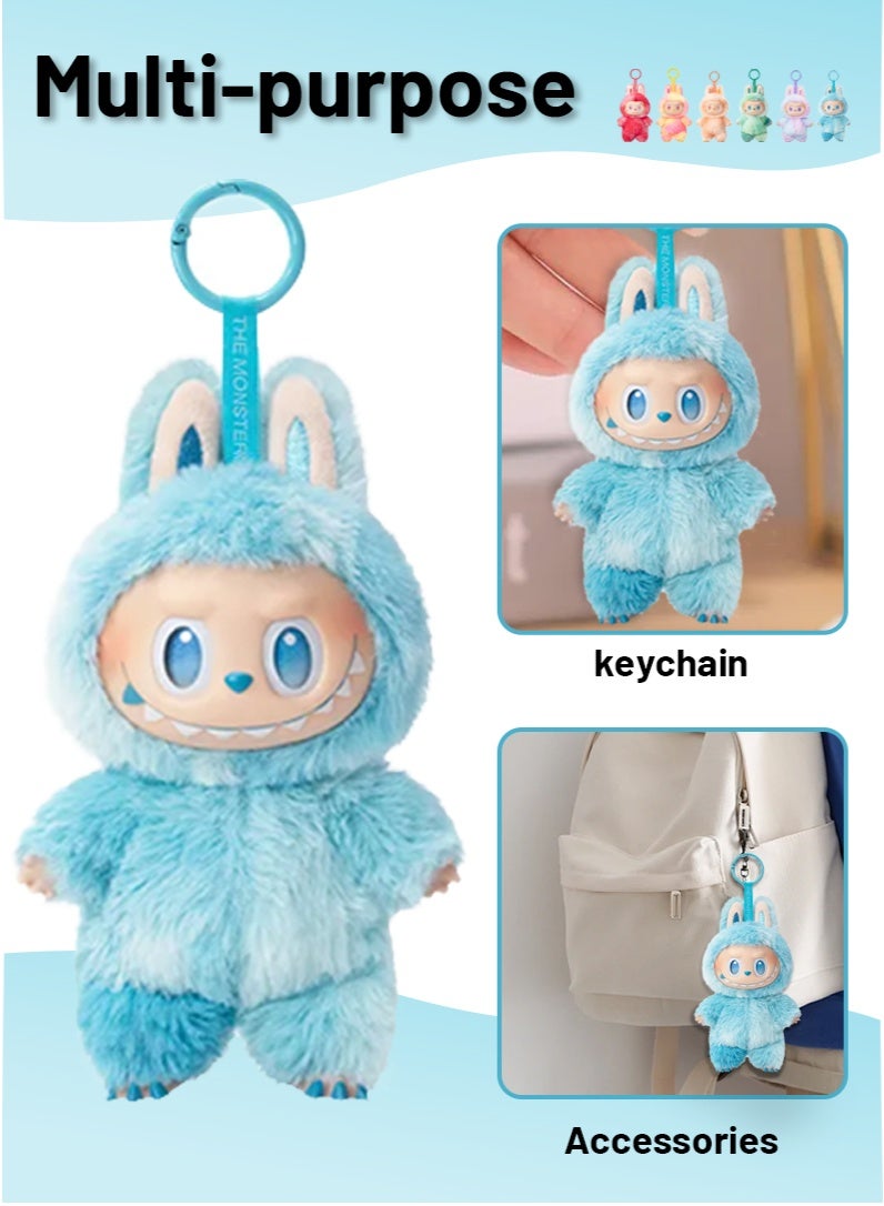 Labubu Monster الجيل الثالث – سلسلة الطاقة العالية دمية فينيل بلَش ميدالية | دمية قابلة للتحريك | اختيار التصميم، هدية لهواة الجمع ومحبي الأنمي - أمل - Image 5