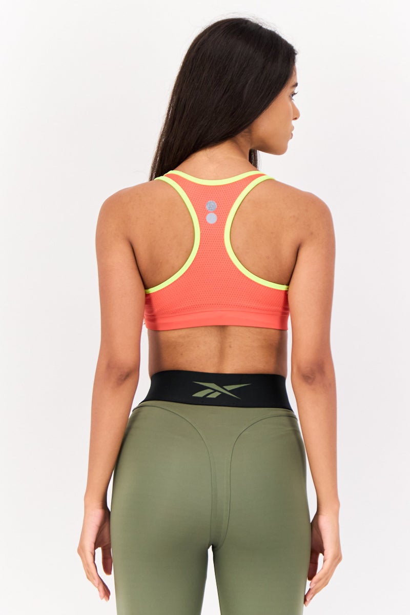 Reebok Women Non Padded brand Logo Training  Bra, Navy - Image 3