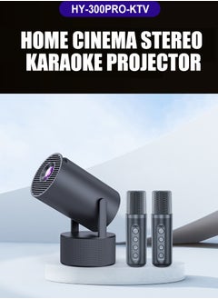 HY300 PRO KTV  Portable Bluetooth Karaoke Speaker with 2 Wireless Microphones, smart projector - pzsku/Z7727C872680592AF727AZ/45/_/1727153018/859d53d9-d11f-474a-bef5-e92f8f013081