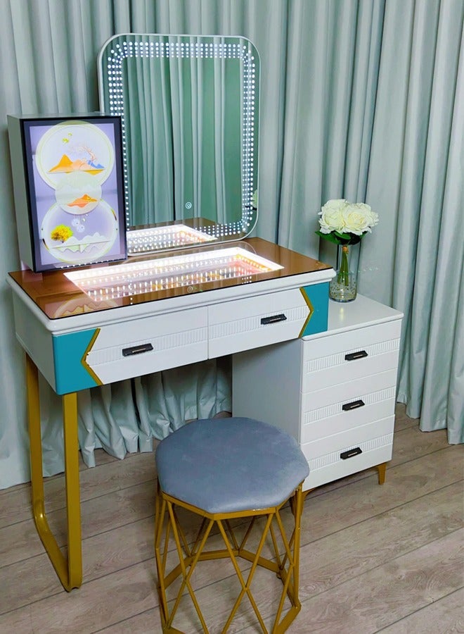 شي ون تسريحة مكياج حديثة بإضاءة LED وتصميم فاخر متعدد الوظائف - Image 5