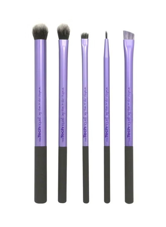 TECHNIQUES Core Collection And Starter Brush Set Purple/Orange/Black - Image 2