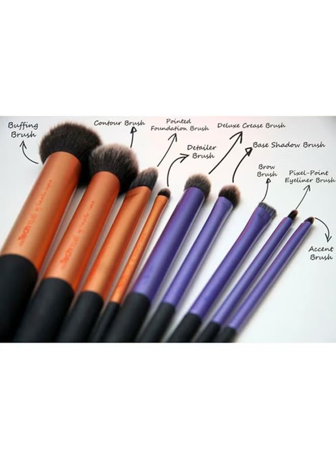 TECHNIQUES Core Collection And Starter Brush Set Purple/Orange/Black - Image 4