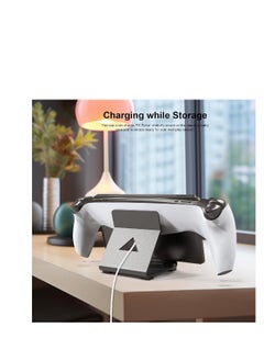 Generic PS Portal Stand, Stand Base Compatible with PS5 Portal Remote Player, Frosted Aluminum Alloy Holder with Anti-Slip Silicone Pad for PS Portal Handheld Console, Switch, and Mobile Phones  - Image 2