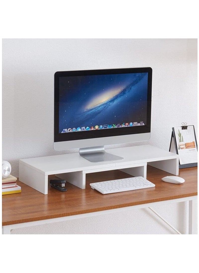 MODERN HOME - Dual Monitor Stand with 3 Shelf and Length And Angle Adjustable - Image 1