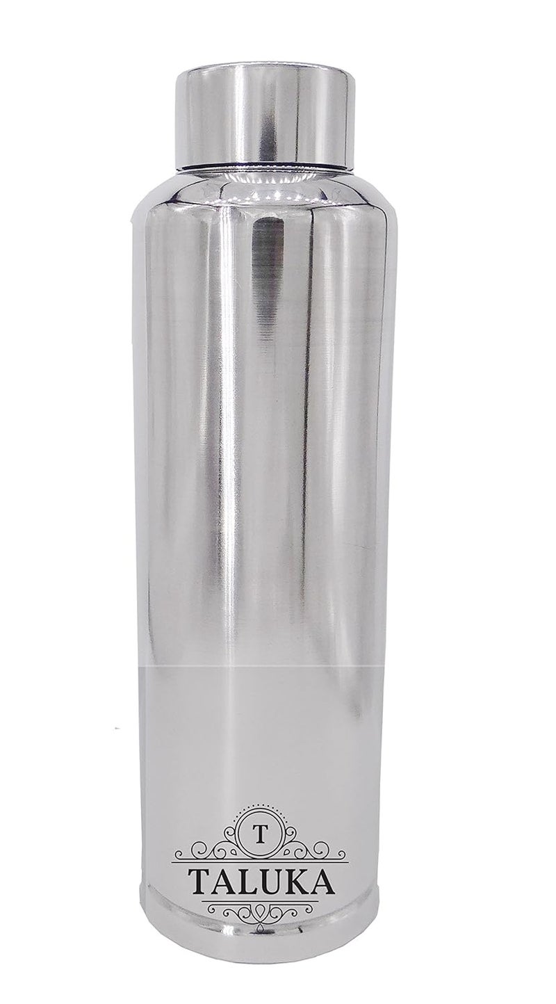 Taluka Stainless Steel Hold Cold Water Bottle 1000 Ml 10 X 28 Silver 3 Piece - Image 2