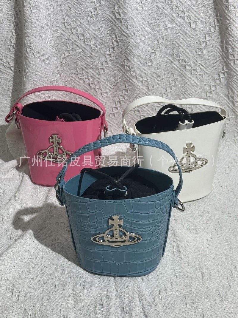Niche Design Women'S Bags, Queen Mother Bucket Bag Collection, Portable Crossbody Shoulder Bag, New Style - Image 3