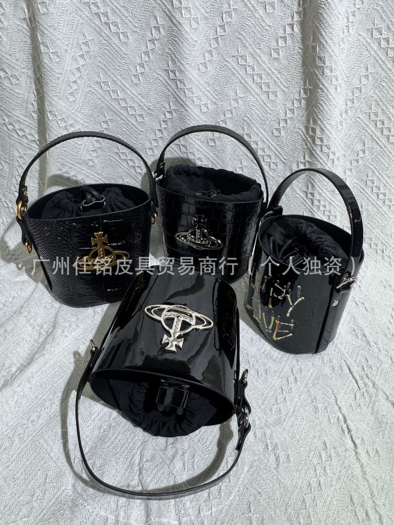 Niche Design Women'S Bags, Queen Mother Bucket Bag Collection, Portable Crossbody Shoulder Bag, New Style - Image 2