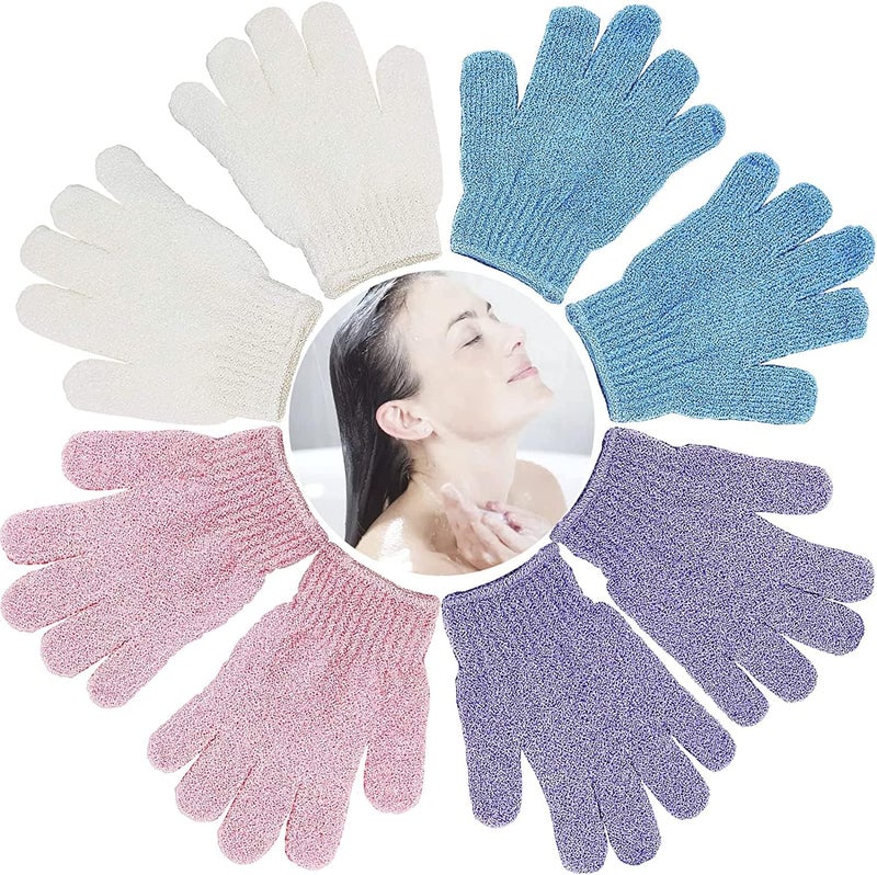 PAGHADI Bath Gloves Exfoliating Body Glove Body Scrub Glove Skin Exfoliating Gloves Dead Skin Remover and Exfoliator for Body Scrub Glove for Men and Women (Mix Color) - Image 2