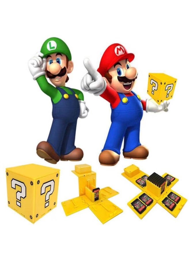 Generic - Switch Folding Card Box Ns16 Cassette Storage Box Game Theme Rubik's Cube Cassette Protection Box-Product Color:Little Dinosaur - Image 1