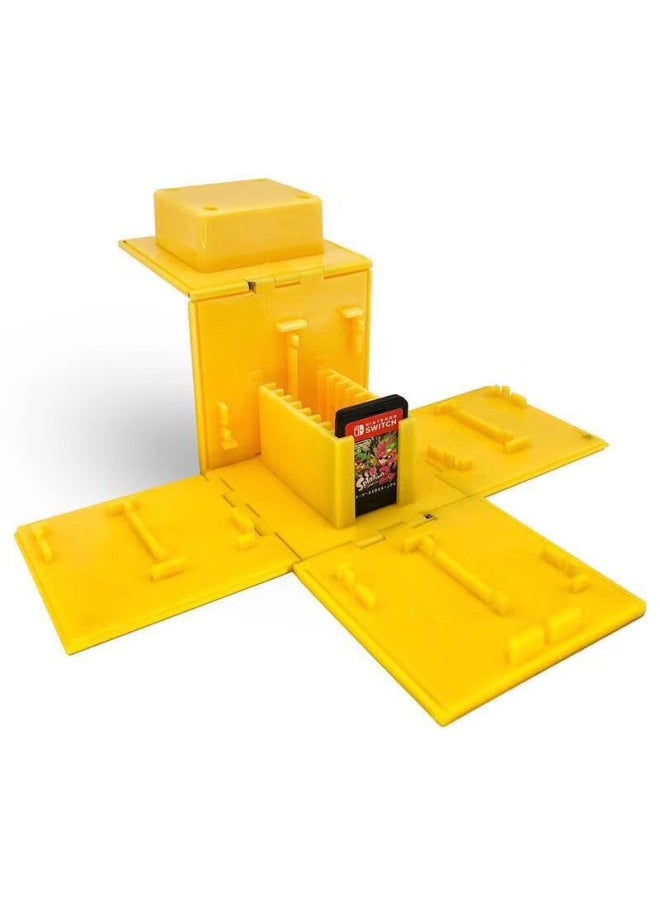 Generic - Switch Folding Card Box Ns16 Cassette Storage Box Game Theme Rubik's Cube Cassette Protection Box-Product Color:Little Dinosaur - Image 1