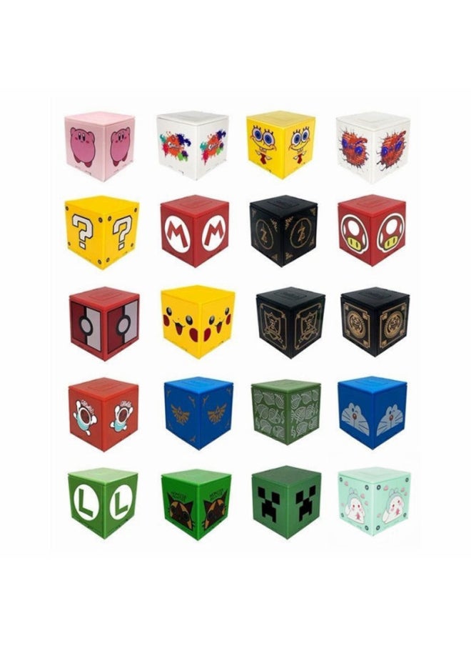 Generic - Switch Folding Card Box Ns16 Cassette Storage Box Game Theme Rubik's Cube Cassette Protection Box-Product Color:Little Dinosaur - Image 1