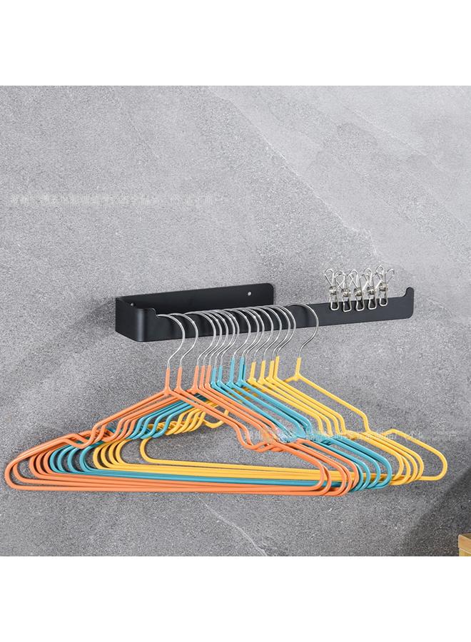 Bluejw In Stock Stainless Steel Towel Bar Bathroom Nail-free Wall Hanging Towel Bar Bathroom Tissue Holder Paper Rack Kitchen Rack - Image 4