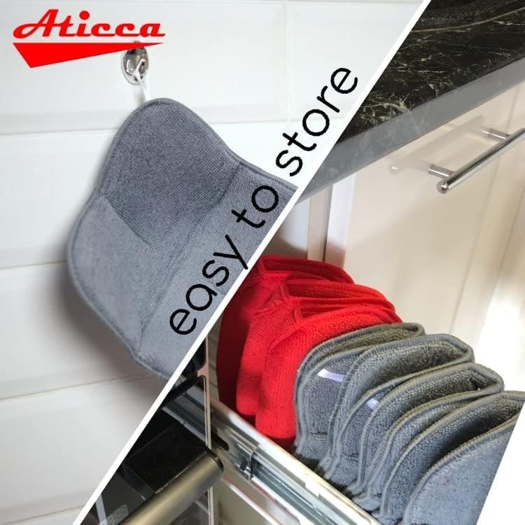 Aticca Microwave Bowl Cozy Holders for Hot Food Set of 4 Hot Pads for Bouillon Cups Multipurpose Heat Proof Plate Holder - Image 4