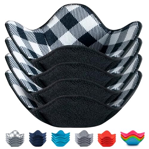 Aticca Microwave Bowl Cozy Holders for Hot Food Set of 4 Hot Pads for Bouillon Cups Multipurpose Heat Proof Plate Holder - Image 1
