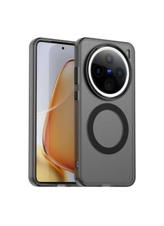Zaboon For vivo X200 Pro mini Candy Magsafe PC Hybrid TPU Phone Case(Black) 