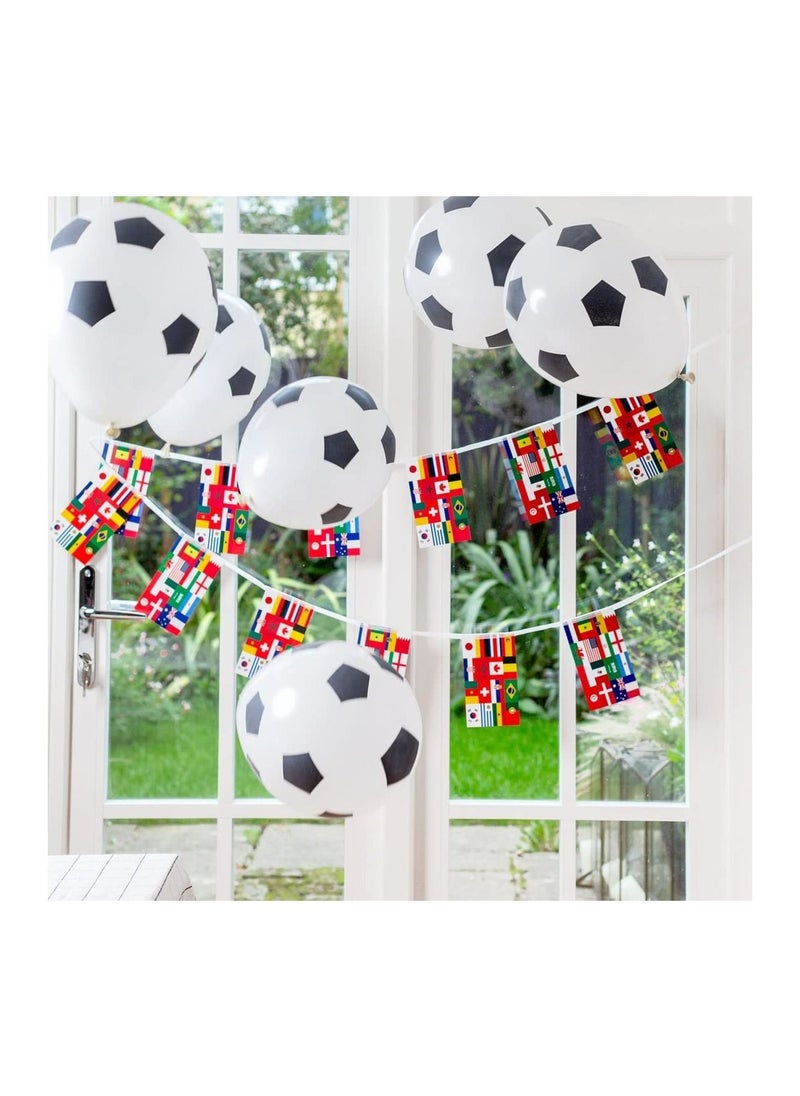 Black and White Soccer Latex 12 Inch Football Fans Balloons Birthday for Sport Theme World Cup Kids Party Supplies (30 pcs) - pzsku/Z77282A88BB015FD8DDDBZ/45/_/1670008772/487267b4-c879-4562-a10c-cb29d35357e7