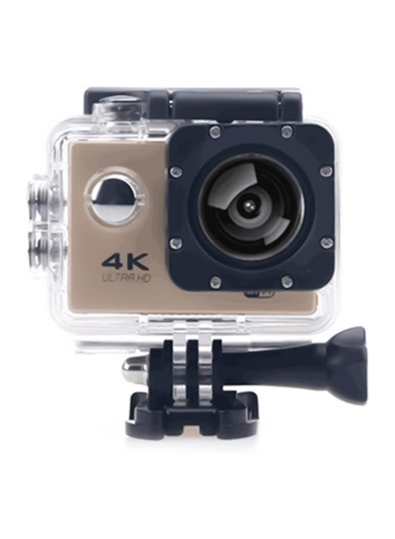 4K Ultra HD Action Camera, 30FPS Anti-Shake EIS Action Camera, 30M Waterproof Underwater Camera with Remote Control and Waterproof Case, LCD Screen Support WiFi and 170 Degree Wide Angle - Image 1