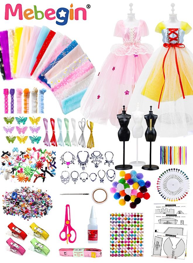 MEBEGIN 448 Pcs Fashion Designer Kits for Girls Kids Creativity DIY ...