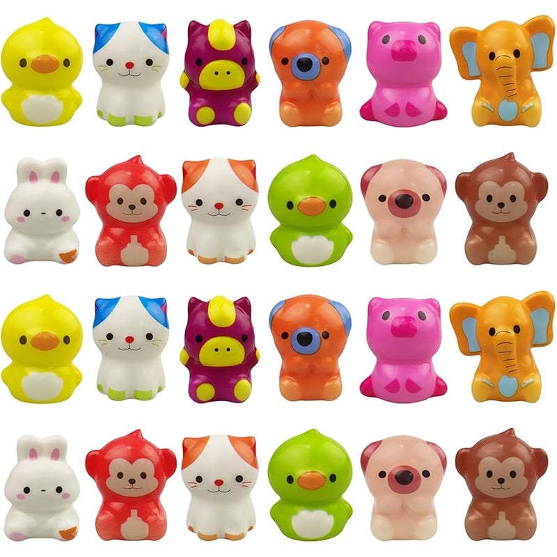 OCBTOW 24 Pack Prefilled Easter Eggs with Animal Slow Rising Squishy Toys Inside Stress Relief Squeeze Toys for Kids Girls Boys Easter Basket Stuffers Gifts Party Favors - Image 3