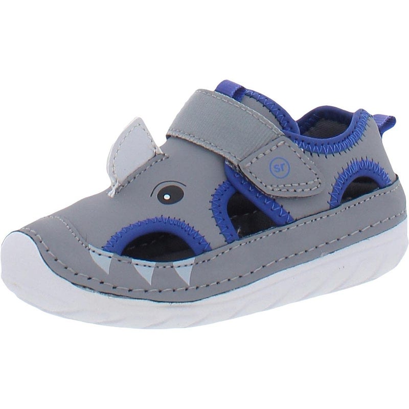 Stride rite Stride Rite Baby Boys Soft Motion Splash Water Shoe Grey Shark 3 Infant