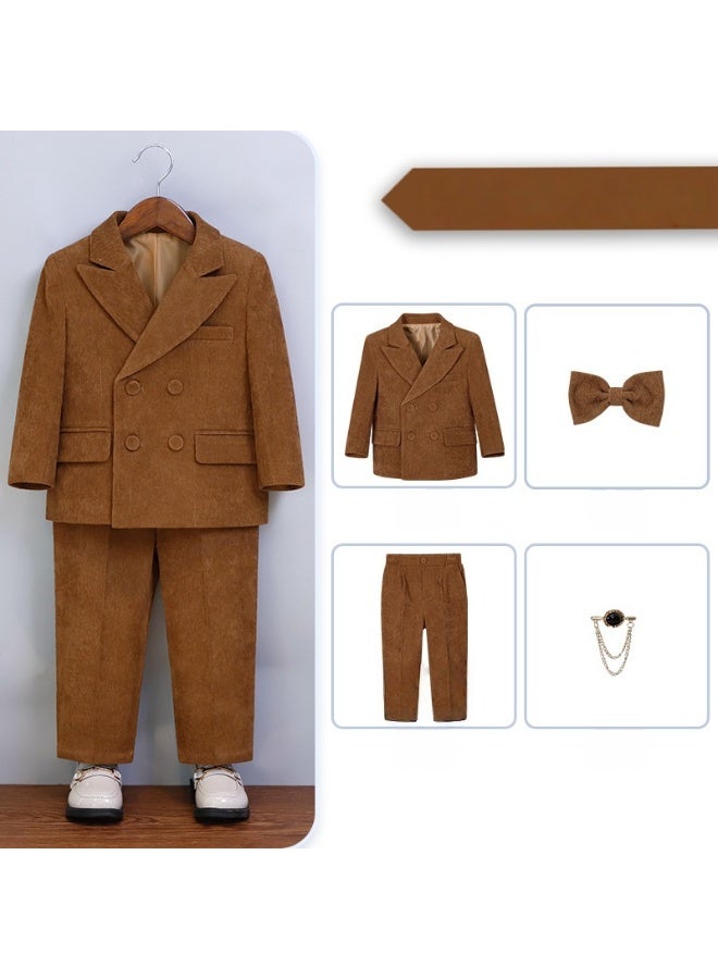 Shougu New Handsome Children's Dress And Boys' Suit Set - Image 1