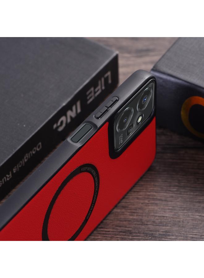 S-TOP Case For Motorola Moto G 5G 2024 PU MagSafe Magnetic Phone Case - Image 5